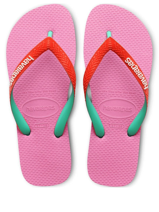 Top Mix Flip Flops in Red Colour