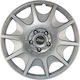 Versaco Car Hubcap Set Skyline 16" 1pc Silver