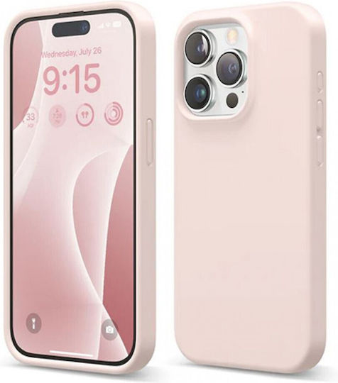 Leewello Back Cover Σιλικόνης 2mm Ροζ (iPhone 15 Pro)