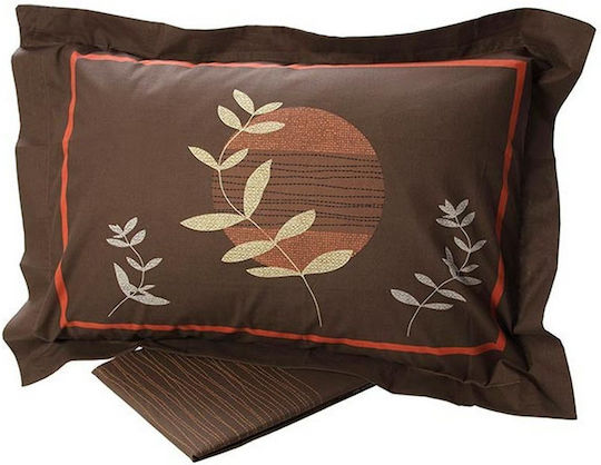 Sunshine Set Single 3pcs 160x260cm Cotton Feelings Printed Brown Sunshine Set Single 3pcs 160x260cm Cotton Feelings Printed Brown