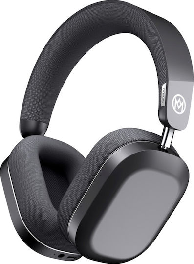 Mondo M1005 Wireless / Wired Over Ear Headphones with 45 hours of Operation and Quick Charge Gray