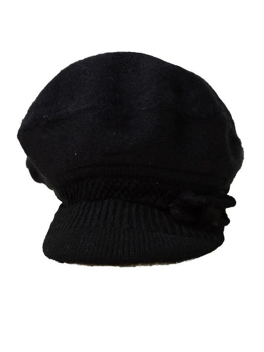 Potre Femei Tricotat Pălărie Negru