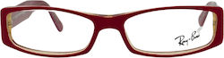 Ray Ban Acetate Eyeglass Frame Red RB5094 2404