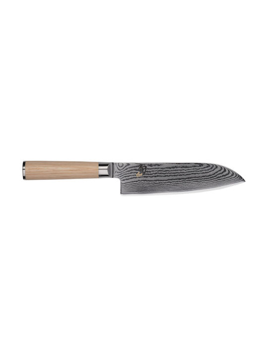 Kai Shun Μαχαίρι Santoku από Ανοξείδωτο Ατσάλι 16.5cm DM-0702W