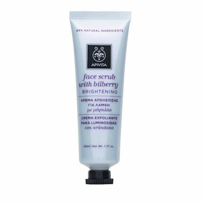 Apivita Bilberry Scrub für das Gesicht 50ml