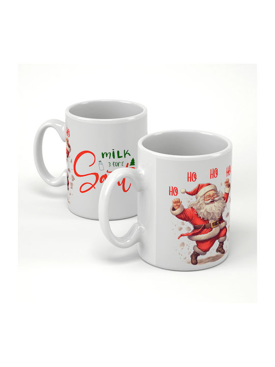 Christmas Mug Ceramic White 1pcs