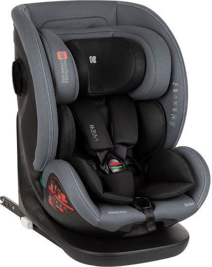 Kikka Boo i-View Καθισματάκι Αυτοκινήτου i-Size με Isofix Dark Grey 0-36 kg
