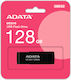 Adata UC310 128GB USB 3.2 Stick Μαύρο