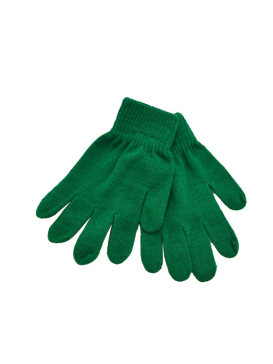 Brims and Trims Πράσινα Γυναικεία Πλεκτά Γάντια