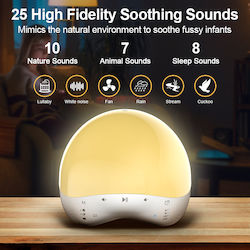 EDUP Schlafspielzeug Παιχνίδι Ύπνου mit Weißen Geräuschen und Licht