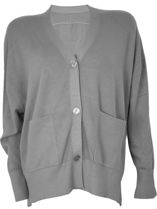 Finery Women's Knitted Cardigan Grey