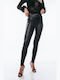 Boutique Women's Leather Trousers Black