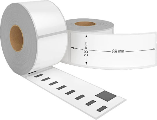 Dymo Self-Adhesive Label Rolls for Label Printer 89x36mm 1pcs