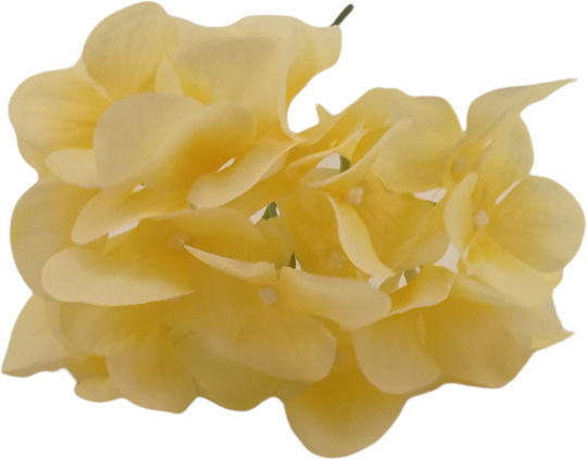 Wreath of Artificial Plants Hydrangea Yellow 20cm Arpimex Srl
