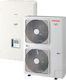 Toshiba Wärmepumpe 16.76kW Einphasig 55°C Teilen