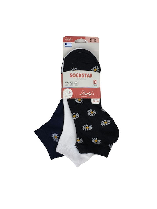 Sockstar Women's Socks Colorful 3Pack