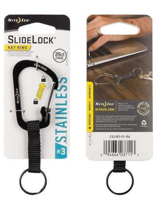 Niteize Μπρελόκ Slidelock Μεταλλικό (Τυχαία Επιλογή)