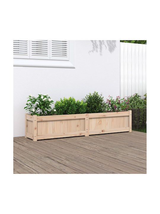 vidaXL Planter Box 150x31cm Solid Pine Wood Solid Pine Wood 837474