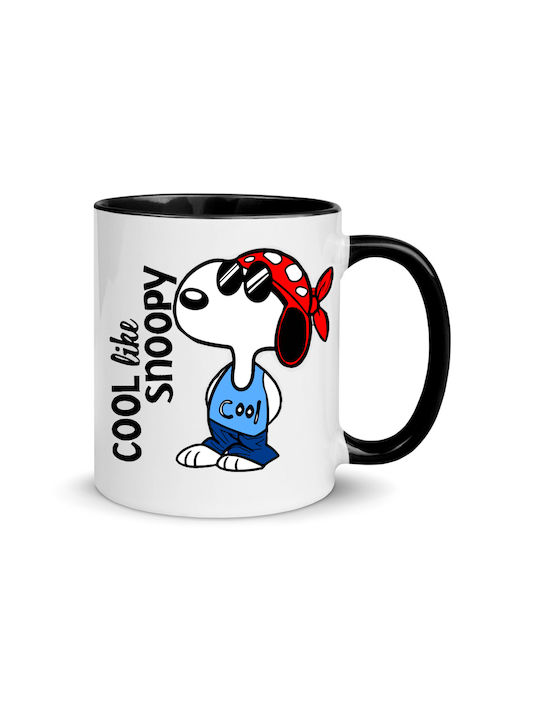 Snoopy Mug Ceramic White 330ml 1pcs