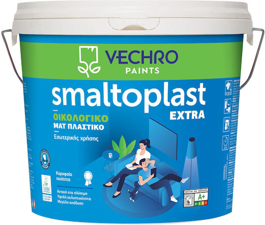 Vechro Smaltoplast Extra Plastic Ecological Paint for Interior Use Plastic Color 10lt