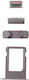 Side Keys Gray for iPhone SE iPhone SE, iPhone 5s, iPhone 5.