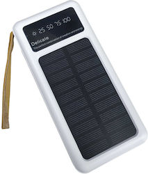 Viaking Y179 Ηλιακό Power Bank 10000mAh Λευκό