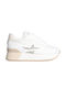 Liu Jo Femei Sneakers White / Light Gold