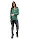 Women's Blouse Long Sleeve Green