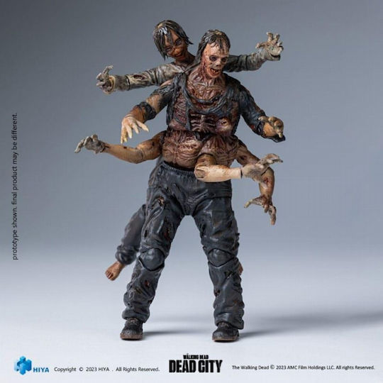 Hiya Toys The Walking Dead: Dead City Exquisite Mini - Walker King Action Figure height 11cm at Scale 1:18