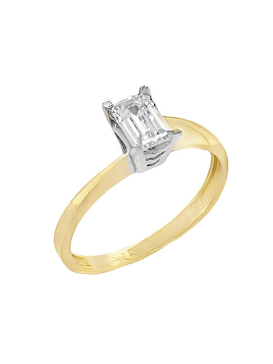 Xryseio Single Stone from Gold 14K