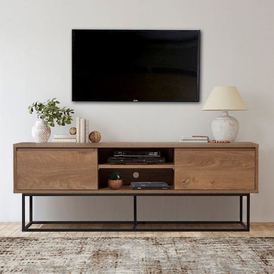 Stand TV Amedeo Culoare Nuc L140xA40xÎ50cm