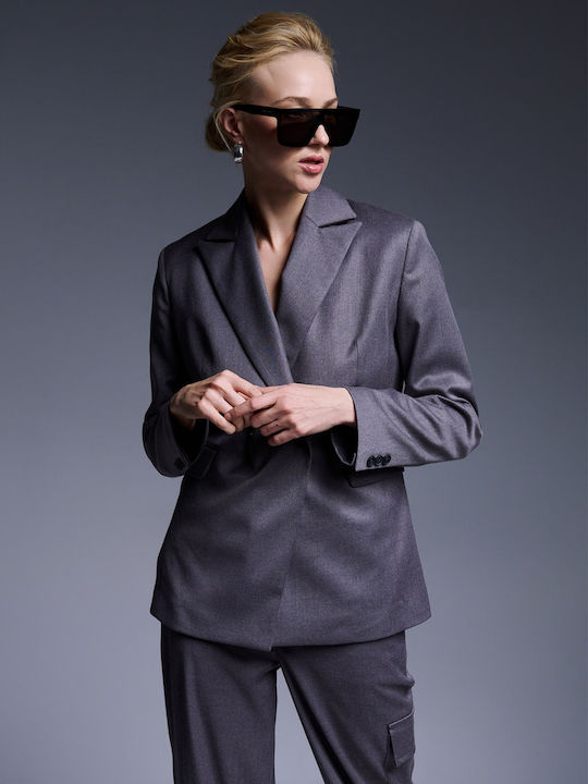 R.R. Damen Blazer Grey