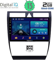 Digital IQ Car-Audiosystem für Audi A6 1998-2005 (Bluetooth/USB/AUX/WiFi/GPS/Android-Auto) mit Touchscreen 9"