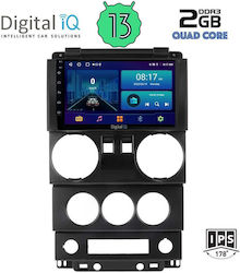 Digital IQ Ηχοσύστημα Αυτοκινήτου για Jeep Wrangler 2006-2011 (Bluetooth/USB/AUX/WiFi/GPS/Android-Auto) με Οθόνη Αφής 9"