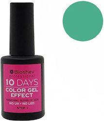 Bioshev Professional 10 Days Color Gloss Nail Polish Long Lasting Green 028 11ml