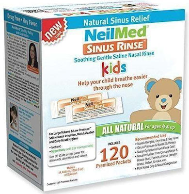 NeilMed Sinus Rinse Kids Piese de schimb pentru aparat nazal pentru copii 120buc