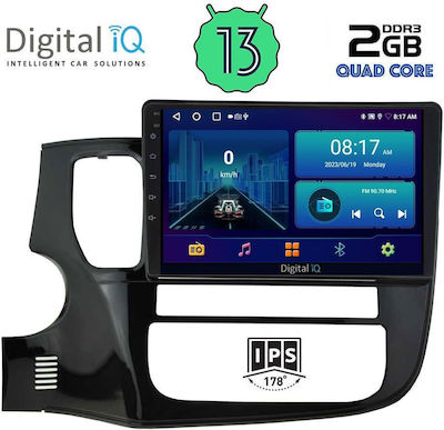 Digital IQ Car Audio System for Mitsubishi Outlander 2013> (Bluetooth/USB/AUX/WiFi/GPS/Android-Auto) with Touch Screen 9"