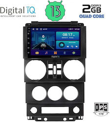 Digital IQ Car-Audiosystem für Jeep Wrangler 2006-2011 (Bluetooth/USB/AUX/WiFi/GPS/Android-Auto) mit Touchscreen 9"