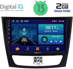 Digital IQ Sistem Audio Auto pentru Mercedes-Benz Clasa E 2003-2009 (Bluetooth/USB/AUX/WiFi/GPS/Android-Auto) cu Ecran Tactil 9"