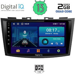 Digital IQ Car-Audiosystem für Suzuki Swift 2011-2016 (Bluetooth/USB/WiFi/GPS) mit Touchscreen 9"