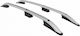 Turtle Μπάρες Οροφής Αλουμινίου για Toyota Crown Mitsubishi Asx Ford Crown (Σετ με πόδια) Ασημί