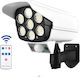 Waterproof Solar LED Flood Light 5W Red with Motion Sensor and Photocell IP66
