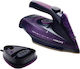 Sokany Steam Iron 2400W with Ceramic Plate and Continuous Steam Supply 35g/min Purple
