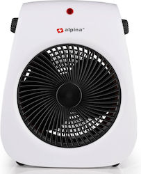 Alpina Appliances Fan Heater Room Floor White 2000W Alpina Appliances Fan Heater Room Floor White 2000W