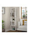Bookcase Piri White 35x30x161cm