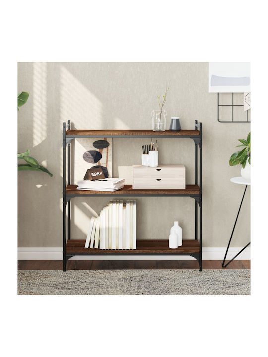 Bibliothek 3 Brown Oak 80x30x86cm