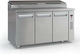 Inox Dobros Английски превод: Stainless Steel Refrigerator Counter Салата with 3 Doors and Cooling Machine L150xW70xH87см