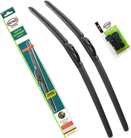 Heyner Heyner Hybrid Front Set Car Wiper Blades 600mm Passenger Wiper Length 400mm