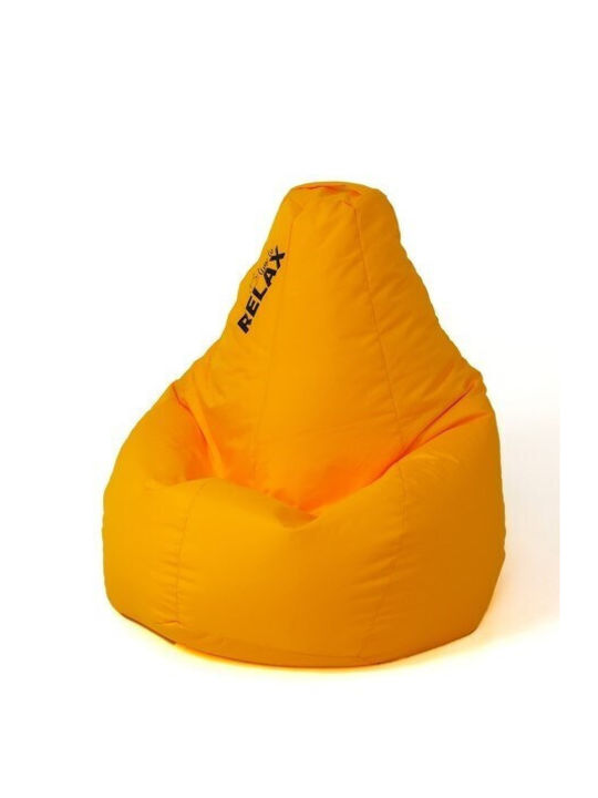 Bean Bag Chair Poof Pear Yellow