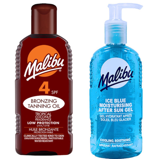 Malibu Sonnenschutz Öl für den Körper SPF4 200ml